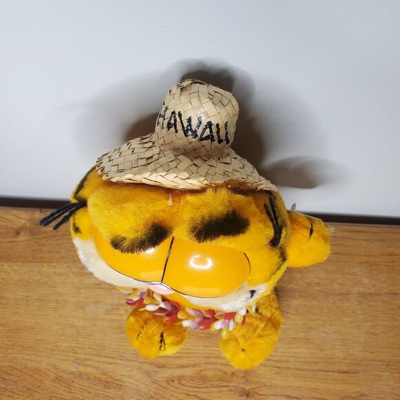 1978 Hawaii Garfeild 10in plush by Dakin Fun farm - Picture 3 of 6